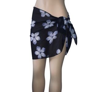 Longitude tie side mess cover up beachwear